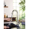 image:imageMoen S52003SRS Paterson OneHandle Pulldown Bar Faucet with Power Clean Includes Interchangeable Handle Spot Resist StainlessChrome