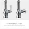 image:imageMoen S52003SRS Paterson OneHandle Pulldown Bar Faucet with Power Clean Includes Interchangeable Handle Spot Resist StainlessChrome