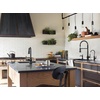 image:imageMoen S52003SRS Paterson OneHandle Pulldown Bar Faucet with Power Clean Includes Interchangeable Handle Spot Resist StainlessMatte Black