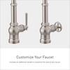 image:imageMoen S52003SRS Paterson OneHandle Pulldown Bar Faucet with Power Clean Includes Interchangeable Handle Spot Resist StainlessSpot Resist Stainless