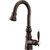 image:imageMoen S53004ORB Weymouth Shepherds Hook Pulldown Kitchen Bar Faucet Featuring Metal Wand with Power Clean OilRubbed BronzeOil Rubbed Bronze