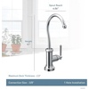 image:imageMoen S5540SRS Paterson Sip Industrial Cold Water Kitchen Beverage Faucet Optional Water Filtration System Available Sold Separately Spot Resist StainlessChrome
