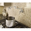 image:imageMoen S664 Traditional Wall Mount Swing Arm Folding Pot Filler Kitchen Faucet ChromeChrome