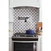 image:imageMoen S664 Traditional Wall Mount Swing Arm Folding Pot Filler Kitchen Faucet ChromeMatte Black