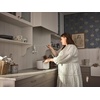 image:imageMoen S664 Traditional Wall Mount Swing Arm Folding Pot Filler Kitchen Faucet ChromeSpot Resist Stainless