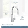 image:imageMoen S72308 STO OneHandle High Arc Pulldown Kitchen Faucet with Power Clean ChromeBrushed Gold