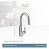 image:imageMoen S72308 STO OneHandle High Arc Pulldown Kitchen Faucet with Power Clean ChromeChrome