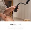 image:imageMoen S72308 STO OneHandle High Arc Pulldown Kitchen Faucet with Power Clean ChromeMatte BlackChrome