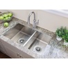 image:imageMoen S72608SRS Etch OneHandle High Arc Pulldown Kitchen Faucet with Power Clean ChromeChrome