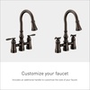 image:imageMoen S73204ORB Weymouth Two Handle Pulldown Bridge Kitchen Faucet Oil Rubbed BronzeOil Rubbed Bronze