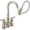 image:imageMoen S73204ORB Weymouth Two Handle Pulldown Bridge Kitchen Faucet Oil Rubbed BronzePolished Nickel