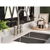 image:imageMoen S73204ORB Weymouth Two Handle Pulldown Bridge Kitchen Faucet Oil Rubbed BronzePolished Nickel