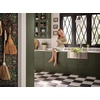image:imageMoen S73204ORB Weymouth Two Handle Pulldown Bridge Kitchen Faucet Oil Rubbed BronzeSpot Resist Stainless