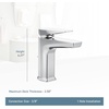 image:imageMoen S8000 Via OneHandle Modern Bathroom Faucet ChromeChrome