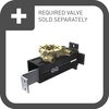 image:imageMoen S931 Flara OneHandle Freestanding Floor Mount Tub Filler with Handshower ChromeBrushed Nickel