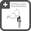 image:imageMoen Sinema Matte Black 3in1 Water Filtration OneHandle Pulldown Kitchen Faucet FS7235BL with Moen F9800 Advanced Carbon Water Filtration SystemChrome
