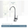 image:imageMoen Sinema Matte Black 3in1 Water Filtration OneHandle Pulldown Kitchen Faucet FS7235BL with Moen F9800 Advanced Carbon Water Filtration SystemChrome