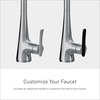 image:imageMoen Sinema Matte Black 3in1 Water Filtration OneHandle Pulldown Kitchen Faucet FS7235BL with Moen F9800 Advanced Carbon Water Filtration SystemChrome