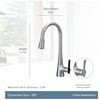 image:imageMoen Sinema Matte Black 3in1 Water Filtration OneHandle Pulldown Kitchen Faucet FS7235BL with Moen F9800 Advanced Carbon Water Filtration SystemChrome