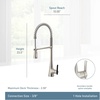 image:imageMoen Sinema Matte Black 3in1 Water Filtration OneHandle Pulldown Kitchen Faucet FS7235BL with Moen F9800 Advanced Carbon Water Filtration SystemMatte Black