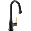 image:imageMoen Sinema Matte Black 3in1 Water Filtration OneHandle Pulldown Kitchen Faucet FS7235BL with Moen F9800 Advanced Carbon Water Filtration SystemMatte Black