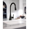 image:imageMoen Sinema Matte Black 3in1 Water Filtration OneHandle Pulldown Kitchen Faucet FS7235BL with Moen F9800 Advanced Carbon Water Filtration SystemMatte Black