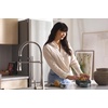 image:imageMoen Sinema Matte Black 3in1 Water Filtration OneHandle Pulldown Kitchen Faucet FS7235BL with Moen F9800 Advanced Carbon Water Filtration SystemPolished Nickel