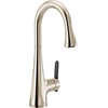 image:imageMoen Sinema Matte Black 3in1 Water Filtration OneHandle Pulldown Kitchen Faucet FS7235BL with Moen F9800 Advanced Carbon Water Filtration SystemPolished Nickel