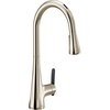 image:imageMoen Sinema Matte Black 3in1 Water Filtration OneHandle Pulldown Kitchen Faucet FS7235BL with Moen F9800 Advanced Carbon Water Filtration SystemPolished Nickel