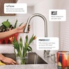 image:imageMoen Sinema Matte Black 3in1 Water Filtration OneHandle Pulldown Kitchen Faucet FS7235BL with Moen F9800 Advanced Carbon Water Filtration SystemSpot Resist Stainless