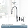 image:imageMoen Sinema Matte Black 3in1 Water Filtration OneHandle Pulldown Kitchen Faucet FS7235BL with Moen F9800 Advanced Carbon Water Filtration SystemSpot Resist Stainless