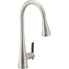 image:imageMoen Sinema Matte Black 3in1 Water Filtration OneHandle Pulldown Kitchen Faucet FS7235BL with Moen F9800 Advanced Carbon Water Filtration SystemSpot Resist Stainless