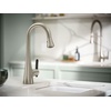 image:imageMoen Sinema Matte Black 3in1 Water Filtration OneHandle Pulldown Kitchen Faucet FS7235BL with Moen F9800 Advanced Carbon Water Filtration SystemSpot Resist Stainless