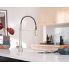 image:imageMoen Sinema Polished Nickel SingleHandle Touchless High Arc Pulldown Kitchen Faucet Spring Kitchen Sink Faucet with Pulldown Sprayer Head and Wave Motion Sensor S5235EWNL
