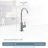 image:imageMoen Sip Matte Black Modern Cold Water Kitchen Beverage Faucet Optional Water Filtration System Available Sold Separately S5530BL