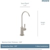 image:imageMoen Sip Spot Resist Stainless Traditional Drinking Water Beverage Faucet with Optional Filtration System F7600SRS