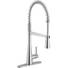 image:imageMoen Sleek Chrome OneHandle Touchless High Arc Pulldown Kitchen Faucet Modern Spring Kitchen Sink Faucet with Pulldown Sprayer Head and Wave Motion Sensor 5925EWCChrome