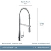 image:imageMoen Sleek Chrome OneHandle Touchless High Arc Pulldown Kitchen Faucet Modern Spring Kitchen Sink Faucet with Pulldown Sprayer Head and Wave Motion Sensor 5925EWCSpot Resist Stainless