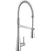 image:imageMoen Sleek Chrome OneHandle Touchless High Arc Pulldown Kitchen Faucet Modern Spring Kitchen Sink Faucet with Pulldown Sprayer Head and Wave Motion Sensor 5925EWCChrome