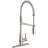 image:imageMoen Sleek Chrome OneHandle Touchless High Arc Pulldown Kitchen Faucet Modern Spring Kitchen Sink Faucet with Pulldown Sprayer Head and Wave Motion Sensor 5925EWCSpot Resist Stainless