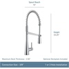 image:imageMoen Sleek Chrome OneHandle Touchless High Arc Pulldown Kitchen Faucet Modern Spring Kitchen Sink Faucet with Pulldown Sprayer Head and Wave Motion Sensor 5925EWCSpot Resist Stainless