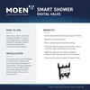 image:imageMoen Smart Shower 4Outlet Digital Thermostatic Shower Valve with 34 Connections S3104Matte Black
