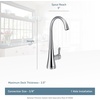 image:imageMoen Spot Resist Stainless Sip Transitional Cold Water Kitchen Beverage Faucet with Optional Filtration System S5520SRS