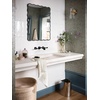 image:imageMoen T6906BL Voss Matte Black TwoHandle Wall Mount Bathroom Faucet Trim Kit Valve Required