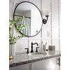 image:imageMoen TS42108BL Weymouth TwoHandle Lever Handle Bathroom Faucet Trim Kit Valve Required Matte BlackMatte Black