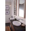 image:imageMoen TS43003 Arris TwoHandle Wall Mount Bathroom Faucet Trim Valve Required ChromeChrome