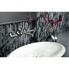 image:imageMoen TS43003 Arris TwoHandle Wall Mount Bathroom Faucet Trim Valve Required ChromeChrome