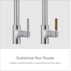 image:imageMoen Tenon Chrome One Handle Modern Bar Pulldown Faucet S64001