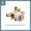 image:imageMoen UTS33102EPBG Weymouth MCORE 3Series 1Handle EcoPerformance Shower Trim Kit Valve Required Brushed Gold