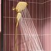 image:imageMoen Verso Brushed Gold Infiniti Dial Square Rain Shower Head with Detachable Hand Shower Combo 7Inch Spray Head 220C5BGBrushed Gold